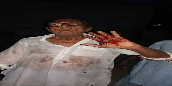 Old Hindu Man Assaulted