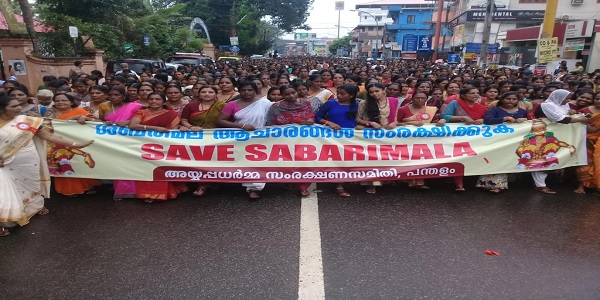 Sabarimala-protest-kerala #SaveSabarimala Sabarimala