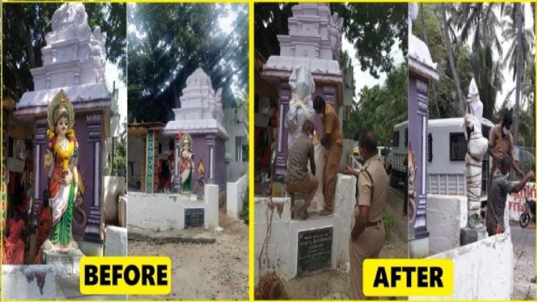 Bharat Mata statue opposed by Christians in Kanyakumari