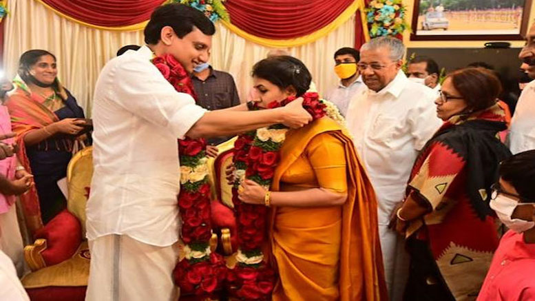 Veenay Vijayana Pinarayi wedding