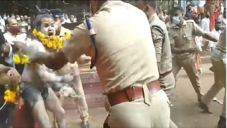 Police Brutality Hindu Devotees