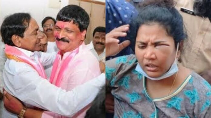 TRS BJP attack
