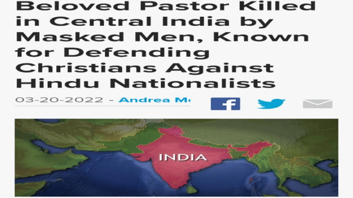 Maoists kill pastor Hindu