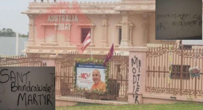 BAPS Hindu mandir desecrated in Australia