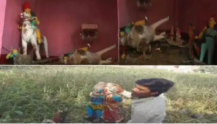 Darbhanga mandir temple desecrated