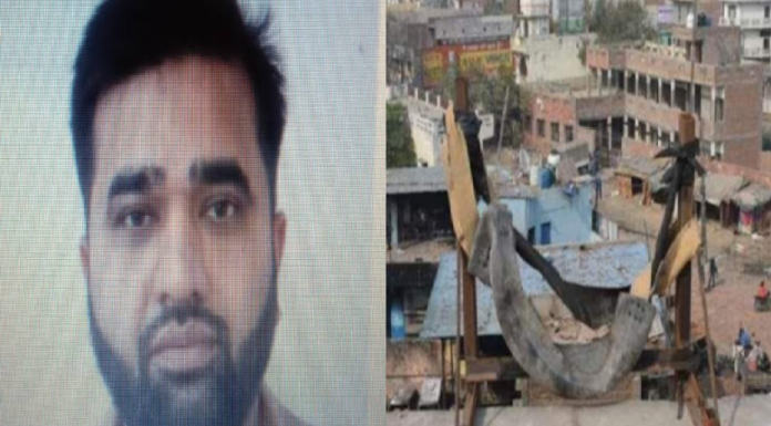 Faisal Farooq, owner of Rajdhani school in New Delhi which was used as a base by Muslim rioters to fire bullets and other projectiles like petrol bombs, acid, bricks, stones using an improvised large iron catapult, specially installed for the purpose on the school's terrace