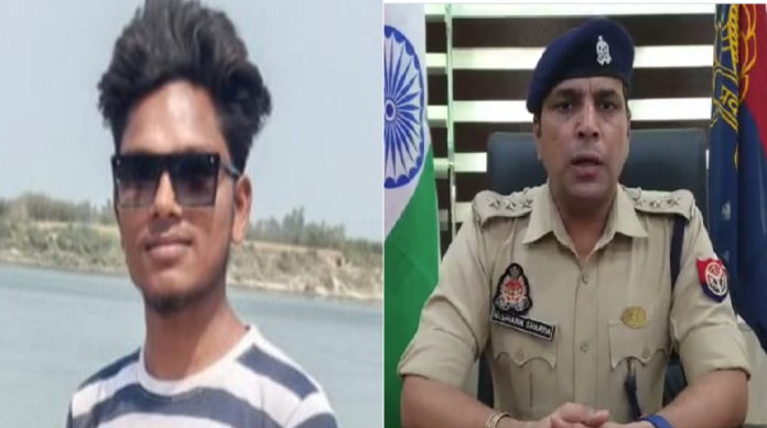 Harassment by Md. Shamshad (left) drove a Hindu SC girl Manorama to suicide in Kanpur, UP; ACP Nishank Sharma (right) claimed that Shamshad is a 'minor'