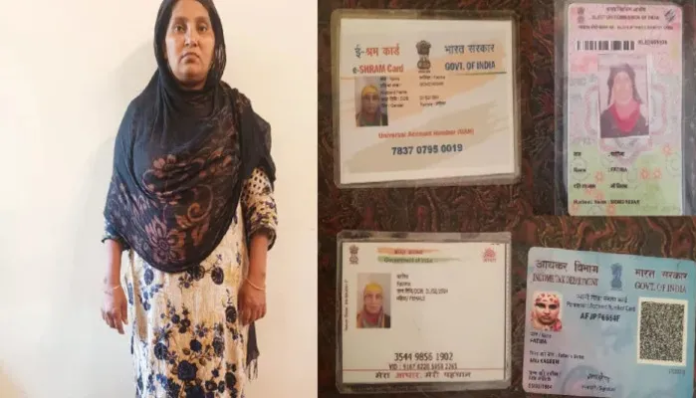 The woman was arrested from Moradabad (Image Source: OpIndia Hindi)