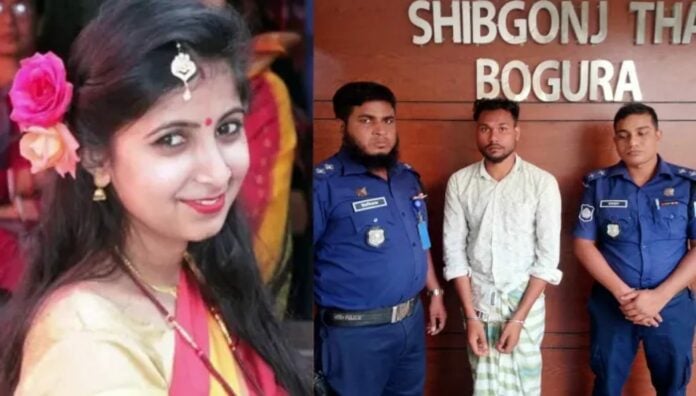 Image: Asha Mohanta(left); the arrested Nayan Ali(right)