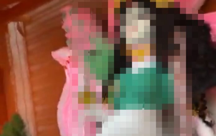 Image: Saraswati Pratima is vandalised in Bishnupur of South 24 Parganas of West Bengal