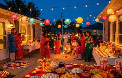 Representative image of Diwali
