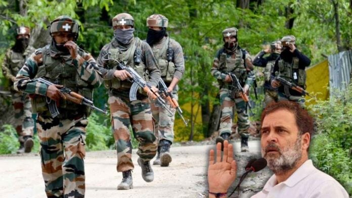 जाति की राजनीति के लिए सेना को घसीटा, राहुल गांधी ने फिर तोड़ी मर्यादा