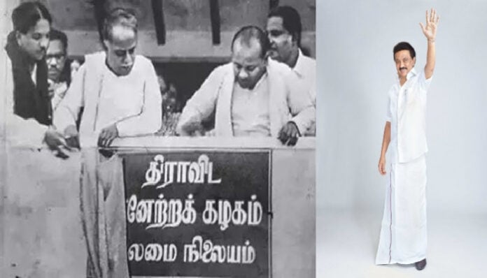 Indian political leaders at a rally, emphasizing political engagement and leadership.