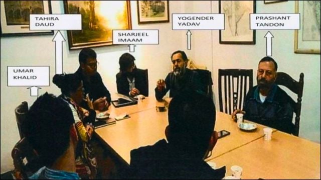 Group discussion on urban Naxal activities and network in Delhi.