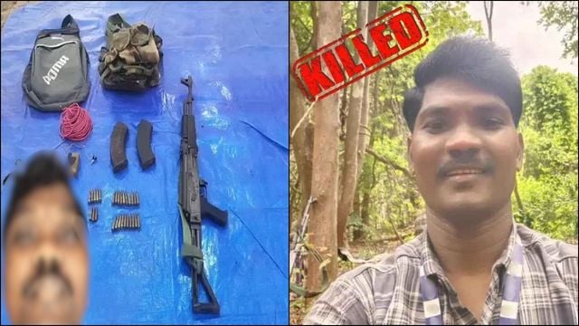 Maoist killed in gunfight near Chhattisgarh-Maharashtra border.