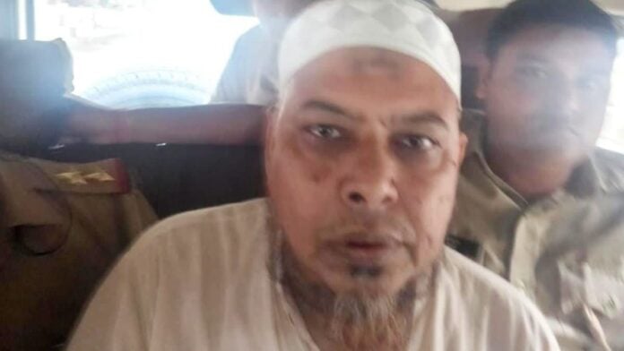 Image of accused Ayan Javed taken from Agra police after transfer from Ranchi Central Jail.