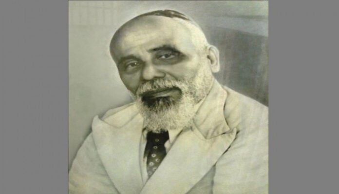 Portrait of Abraham Barak Salem, a significant figure in Indian and Jewish history.