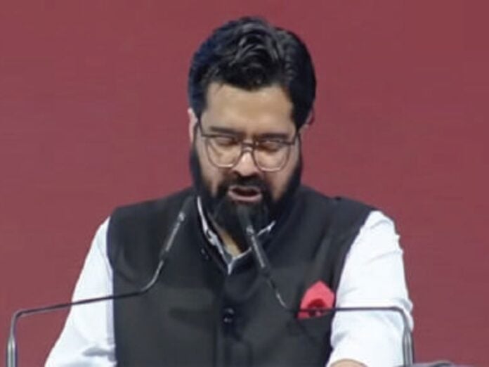 Kartikeya Sharma discussing judicial innovation and AI in courts.