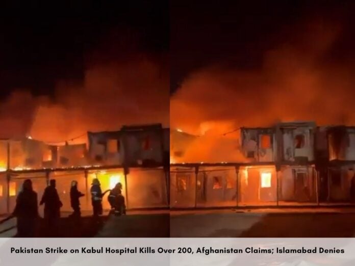 Fire destroys Kabul hospital treating drug users amid conflict and casualties.