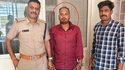 Tribal youth posing with police officers, related to social issues in India.