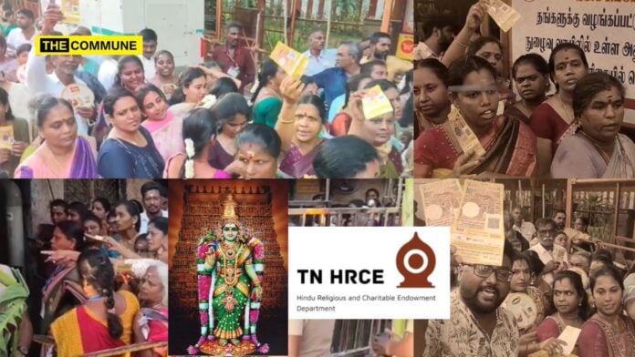 Crowd mismanagement at Madurai Meenakshi Amman Temple during Tirukalyanam event, ticket holders deni.