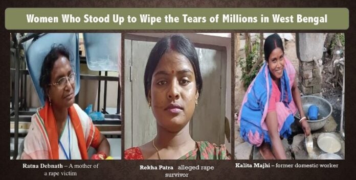 Women fighting for justice and dignity in West Bengal, India.